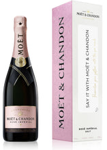 画像をギャラリービューアに読み込む, モエ・エ・シャンドン  ロゼ アンペリアル メッセージボックスペン付き ギフトボックス 750ml